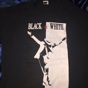 Black and white Michael vintage shirt